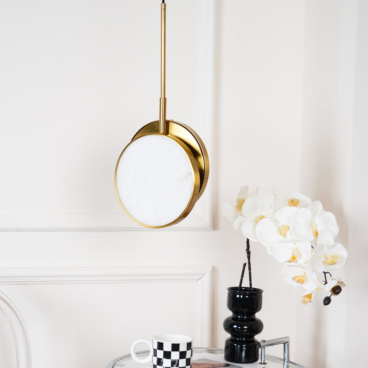Synoryra Dual Disc albasten hanglamp