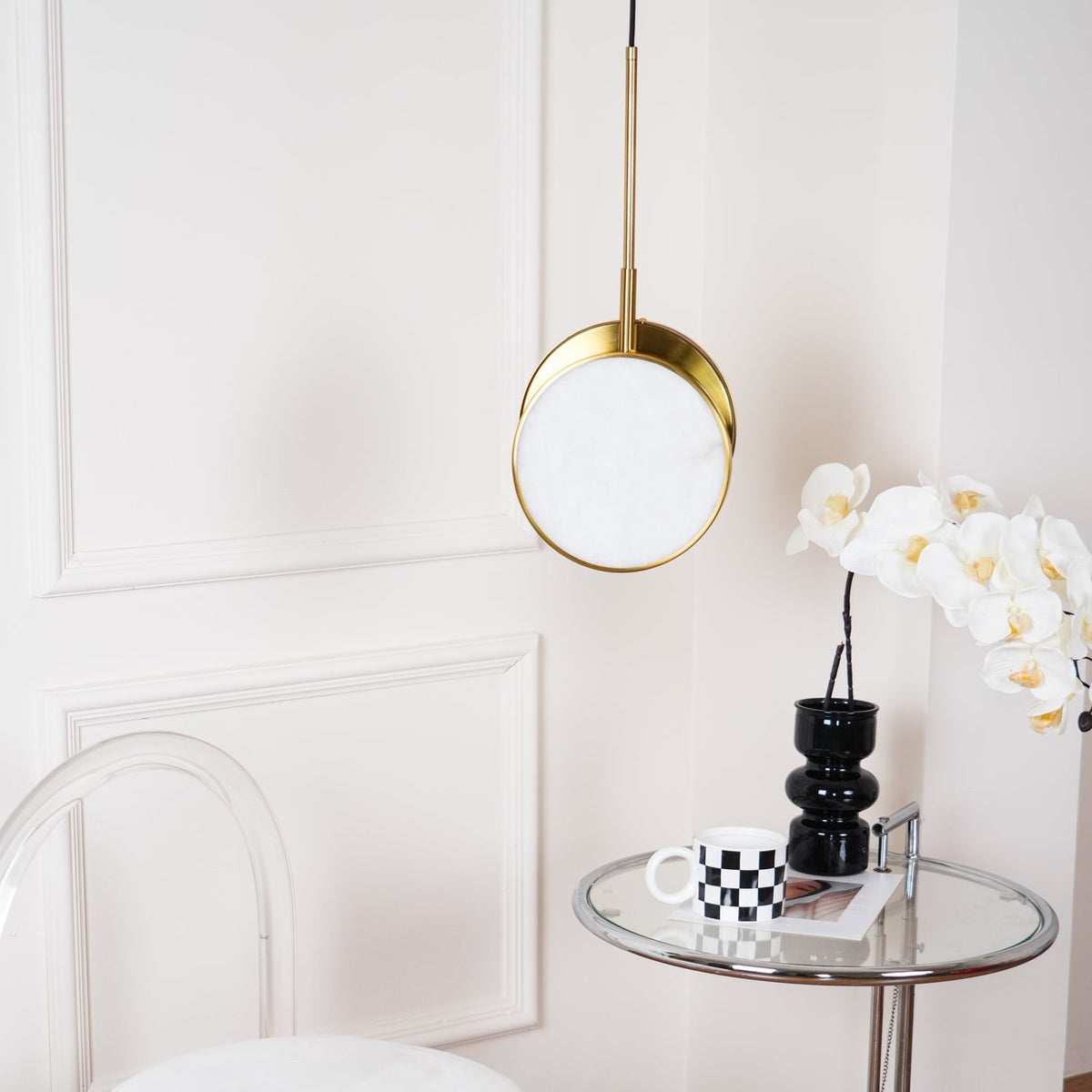 Synoryra Dual Disc albasten hanglamp
