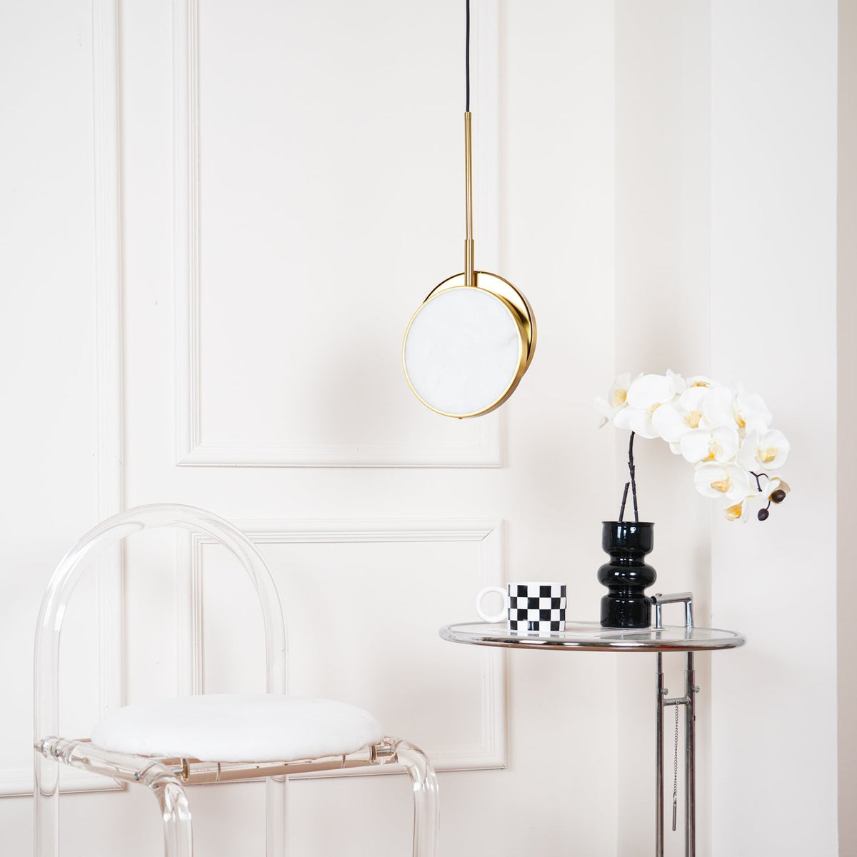 Synoryra Dual Disc albasten hanglamp