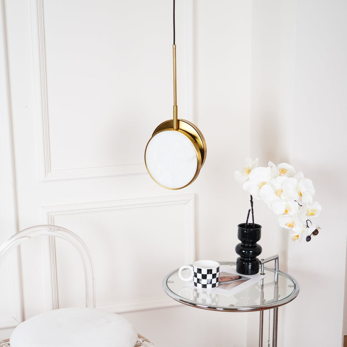 Synoryra Dual Disc albasten hanglamp