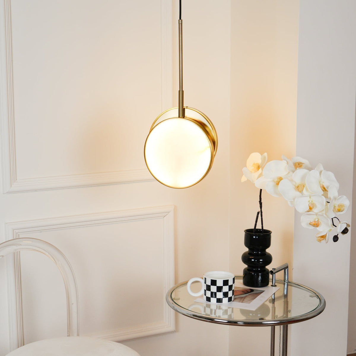 Synoryra Dual Disc albasten hanglamp
