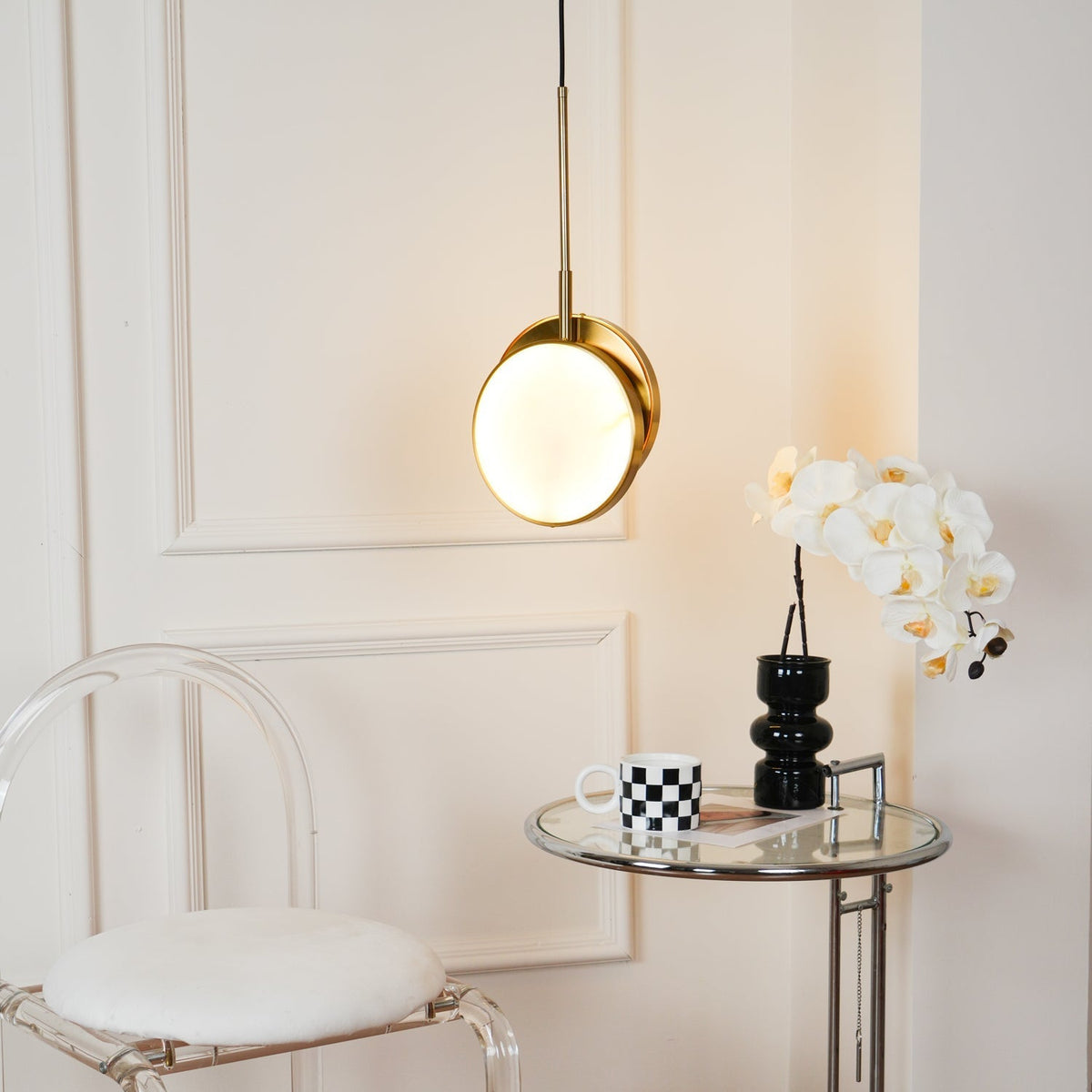 Synoryra Dual Disc albasten hanglamp