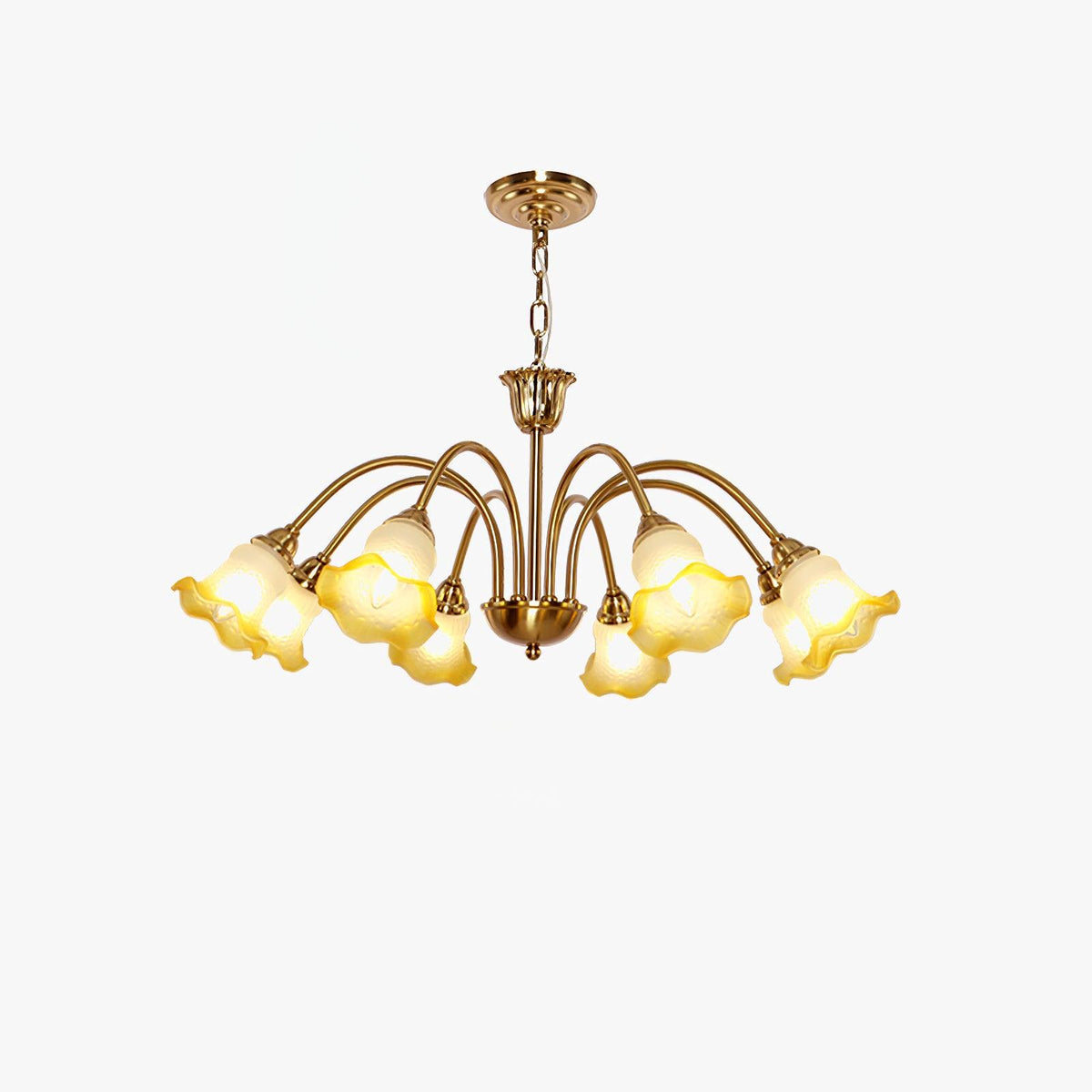 Diane Vintage glas Kroonluchter