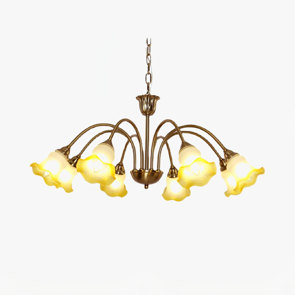 Diane Vintage glas Kroonluchter