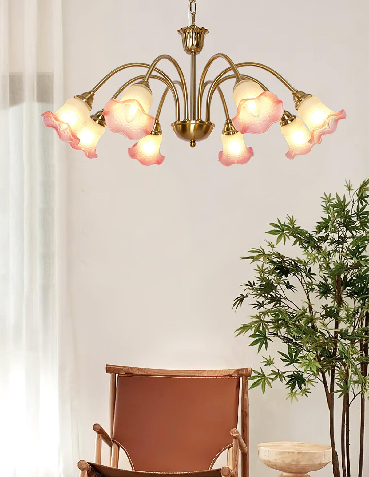 Diane Vintage glas Kroonluchter