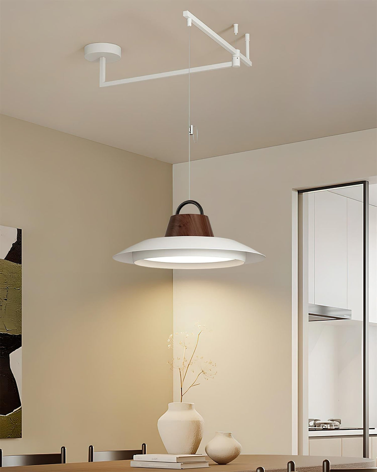 Elaisenne Swing Arm hanglamp