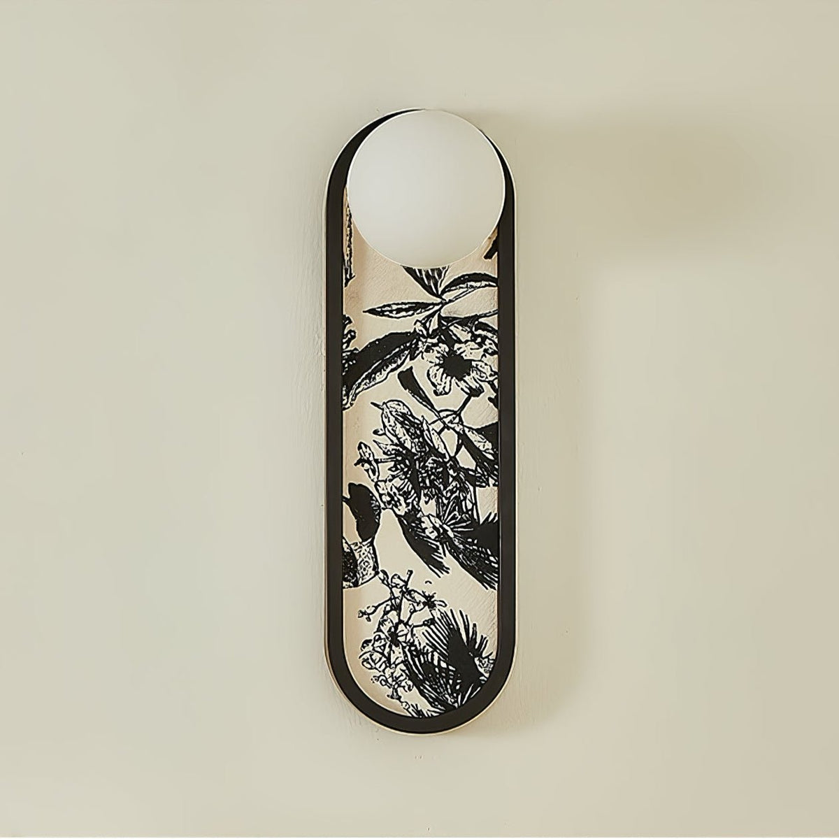 Uzorus Premium Noordse kunst wandlamp van stof