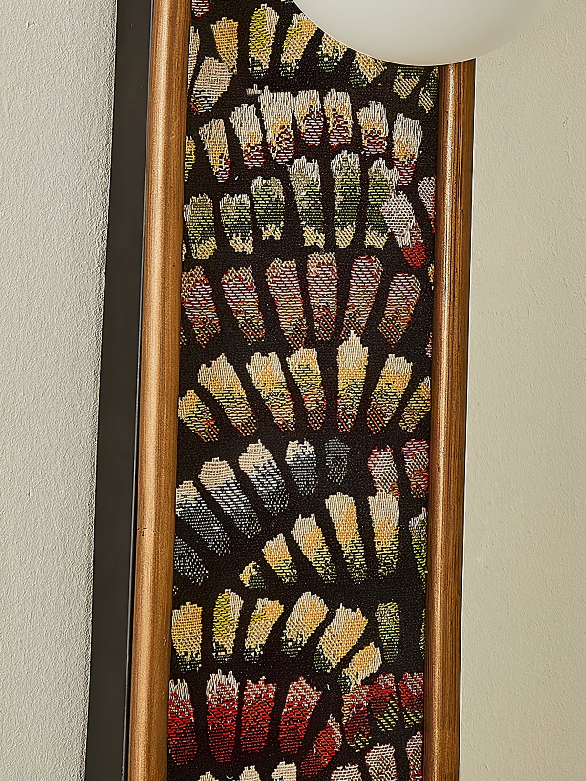 Uzorus Premium Noordse kunst wandlamp van stof
