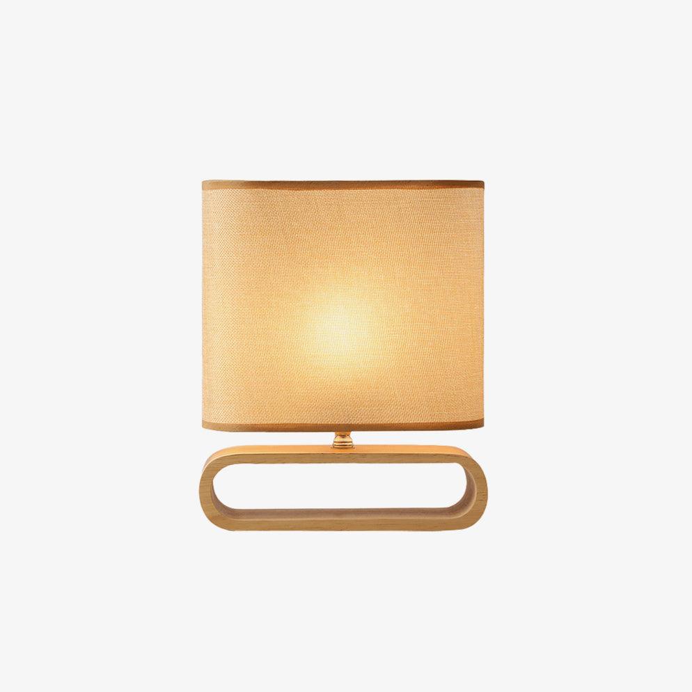 Loop Rustieke houten tafellamp