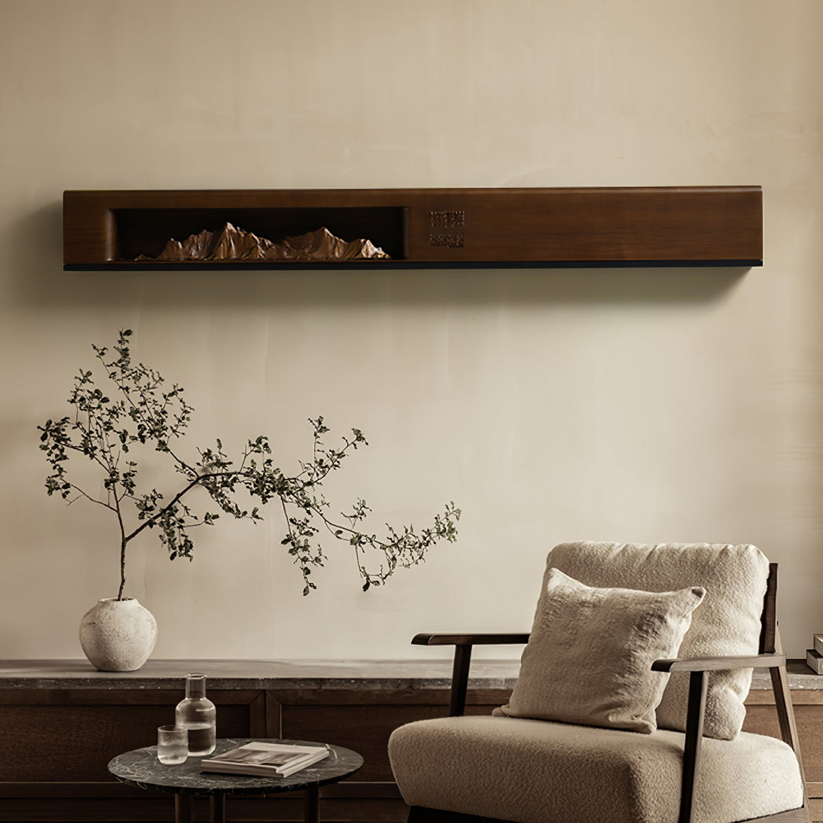 Matthew Moderne wandlamp van hout