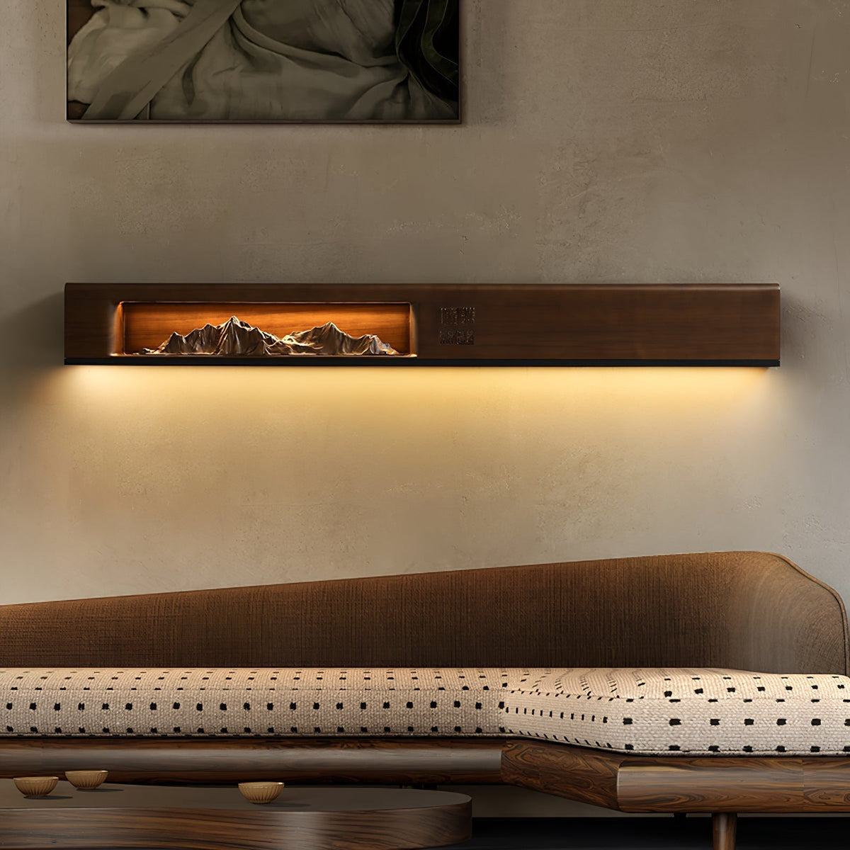 Matthew Moderne wandlamp van hout