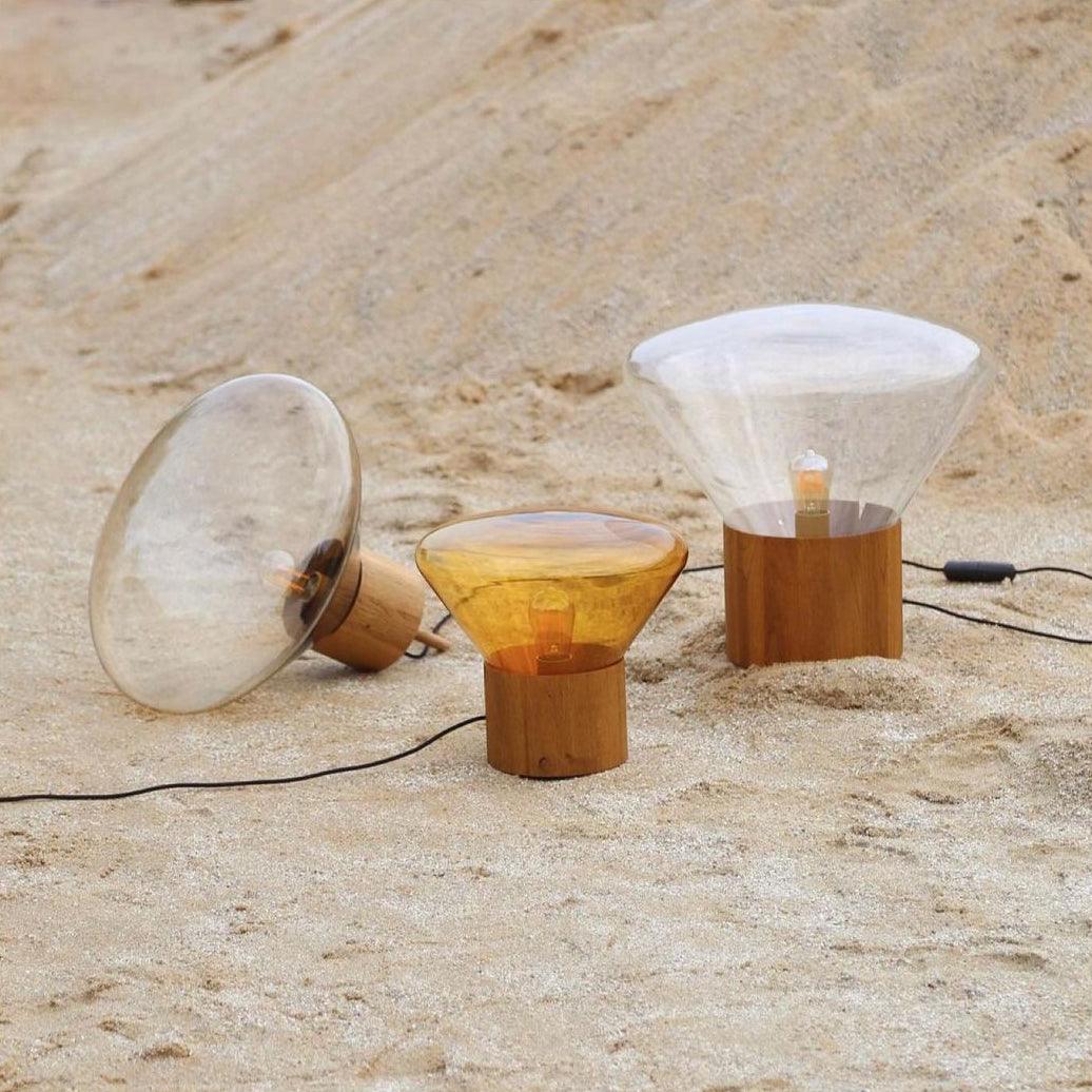 Sylirella Minimalistische houten tafellamp