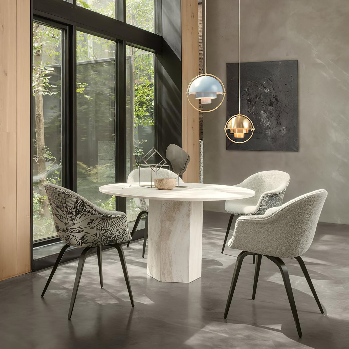 Miruaine hanglamp Deformed Ball Goud