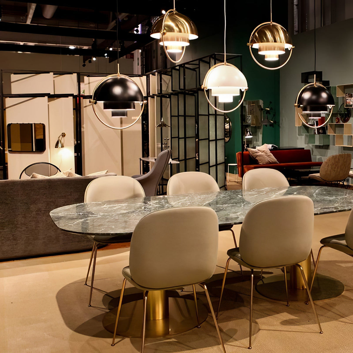 Miruaine hanglamp Deformed Ball Goud