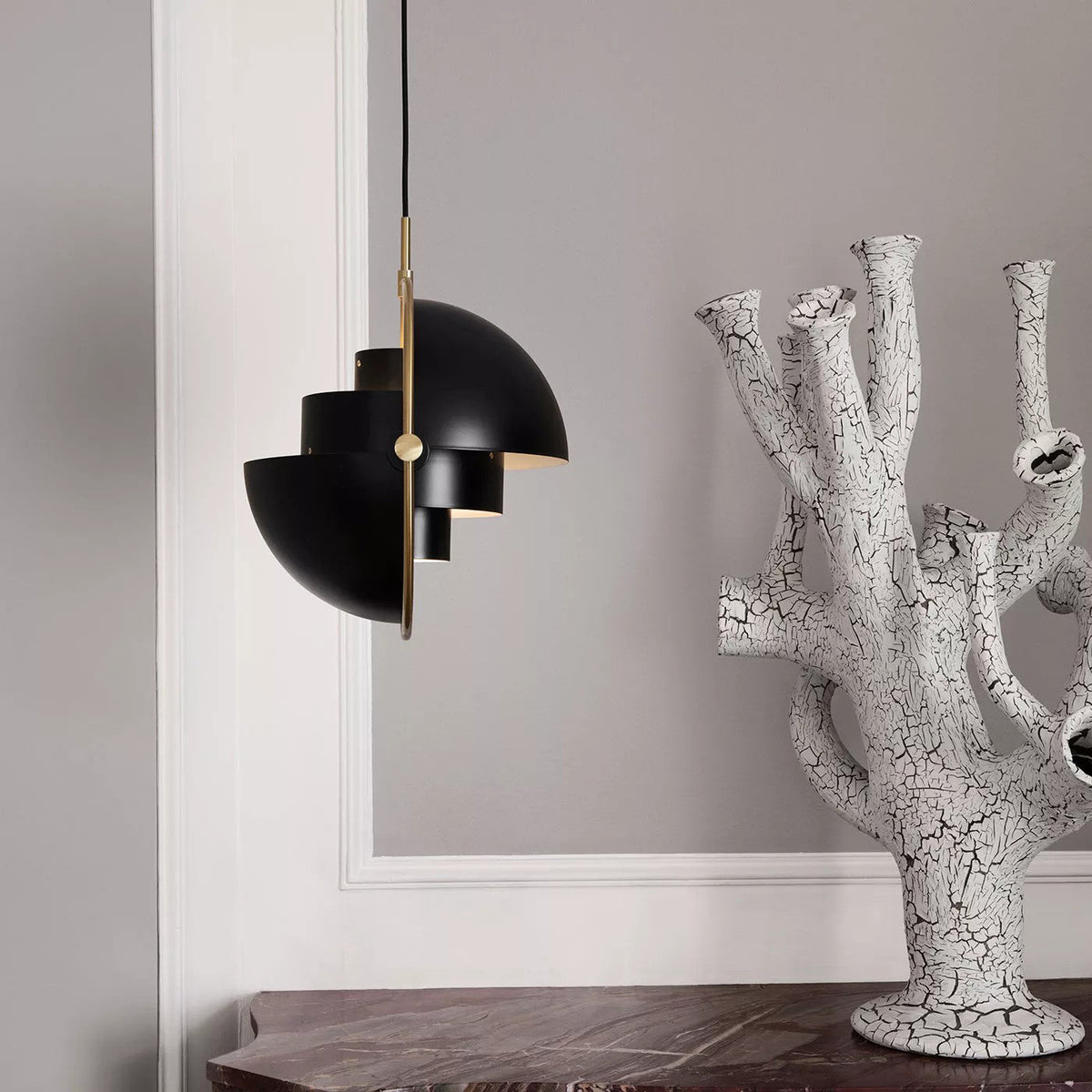 Miruaine hanglamp Deformed Ball Goud