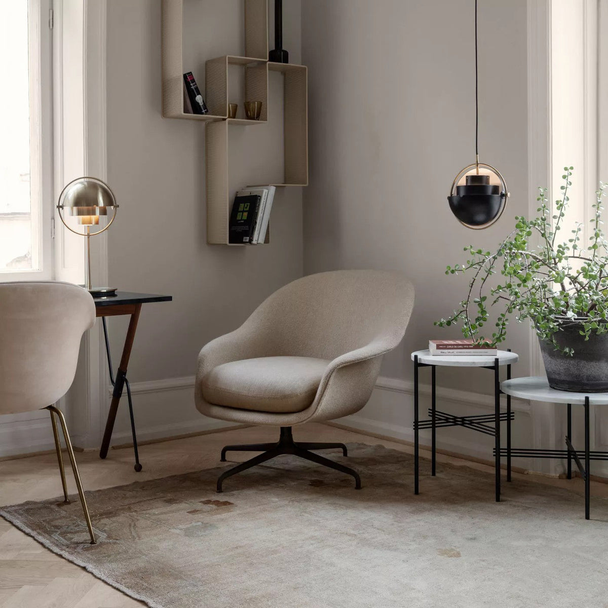 Miruaine hanglamp Deformed Ball Goud