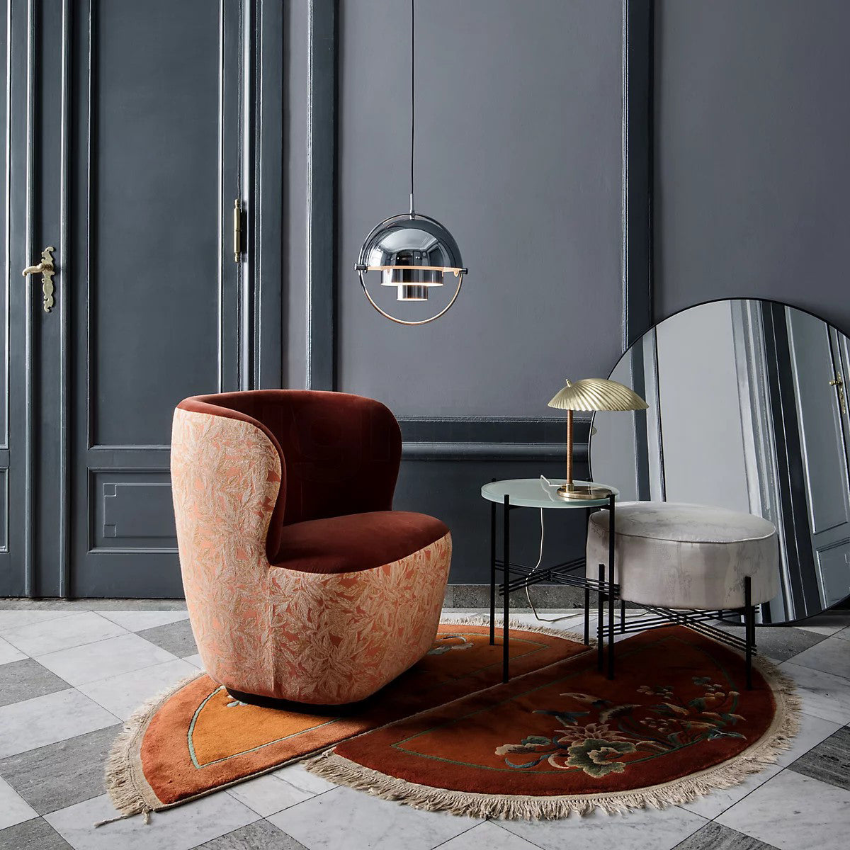 Miruaine hanglamp Deformed Ball Goud