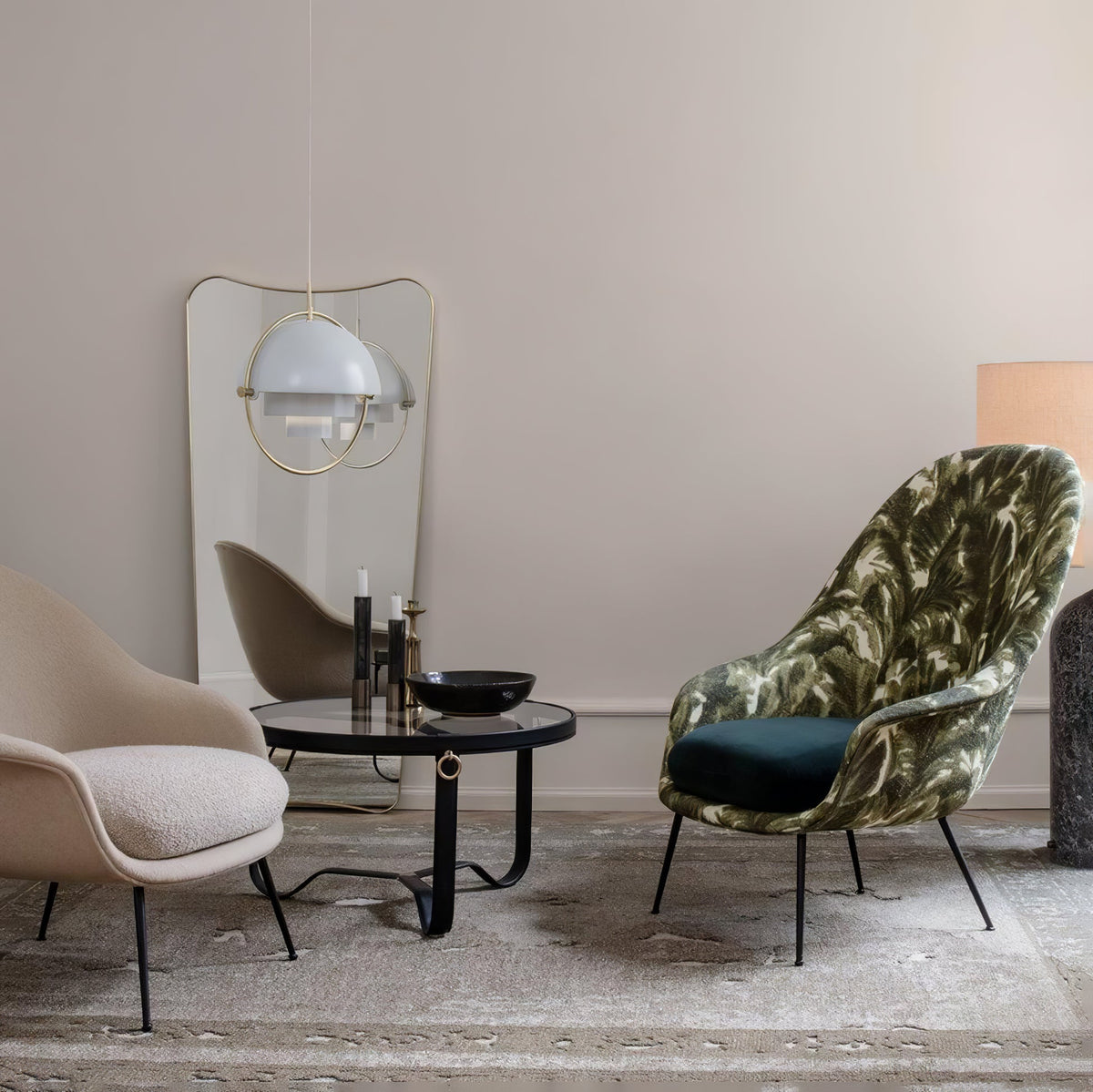Miruaine hanglamp Deformed Ball Goud