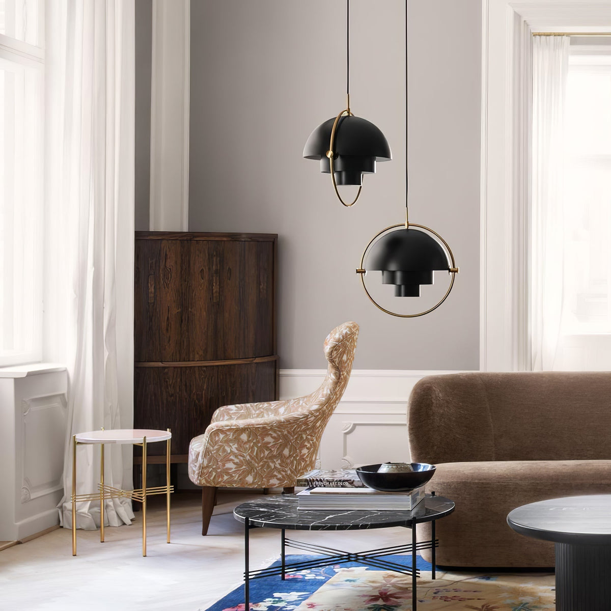 Miruaine hanglamp Deformed Ball Goud