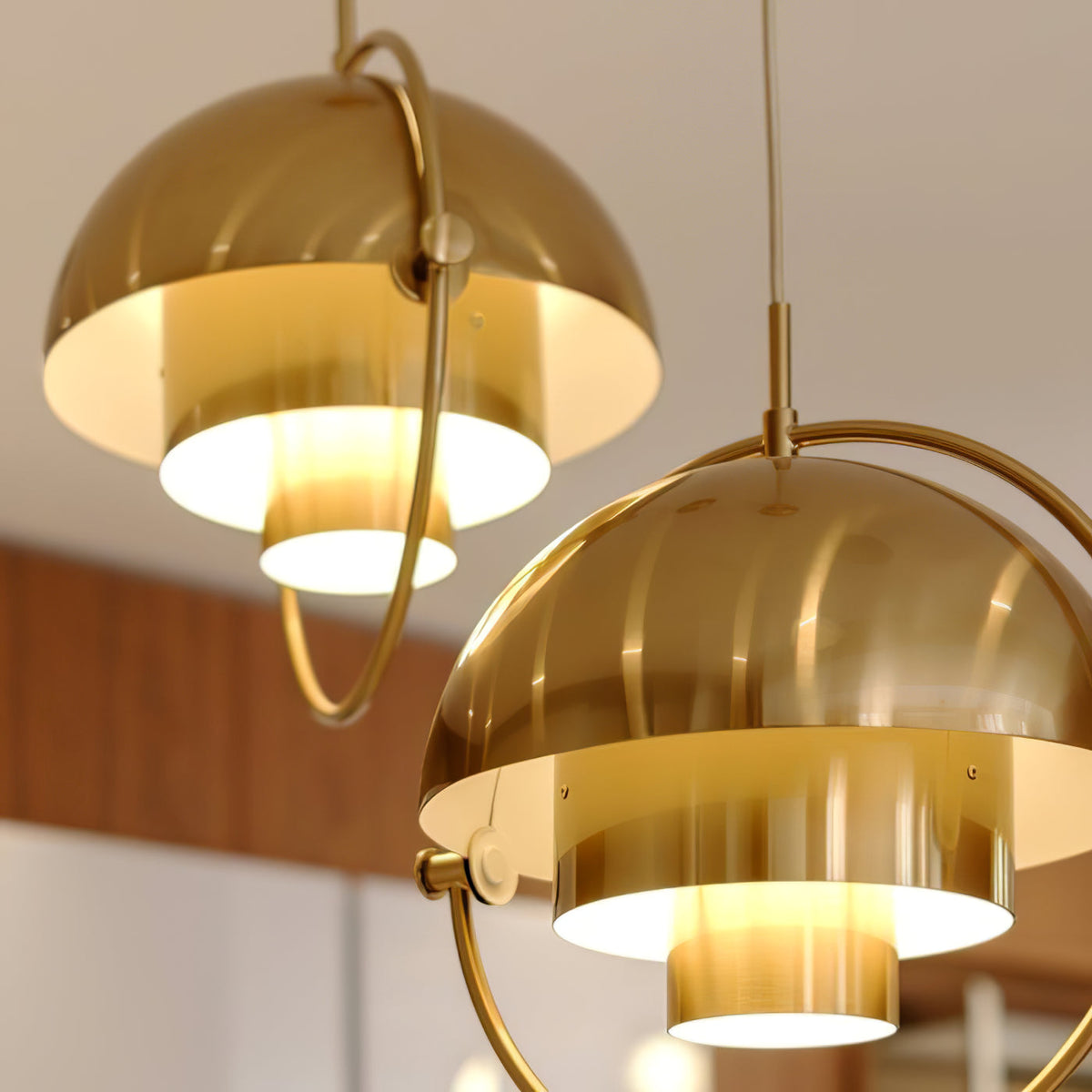Miruaine hanglamp Deformed Ball Goud