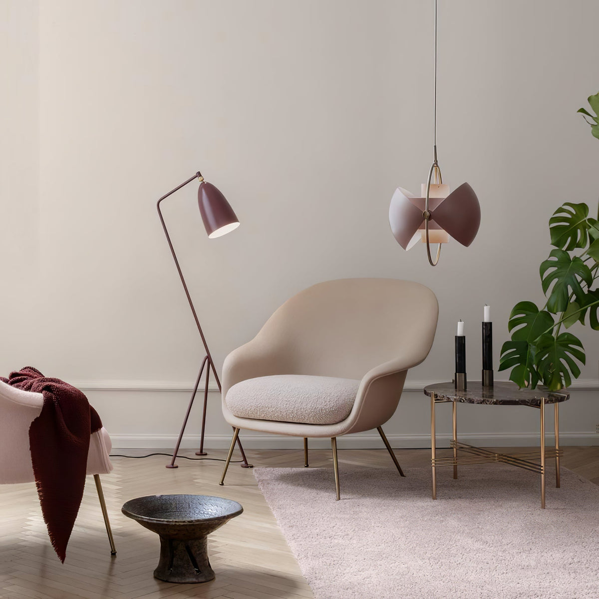 Miruaine hanglamp Deformed Ball Goud