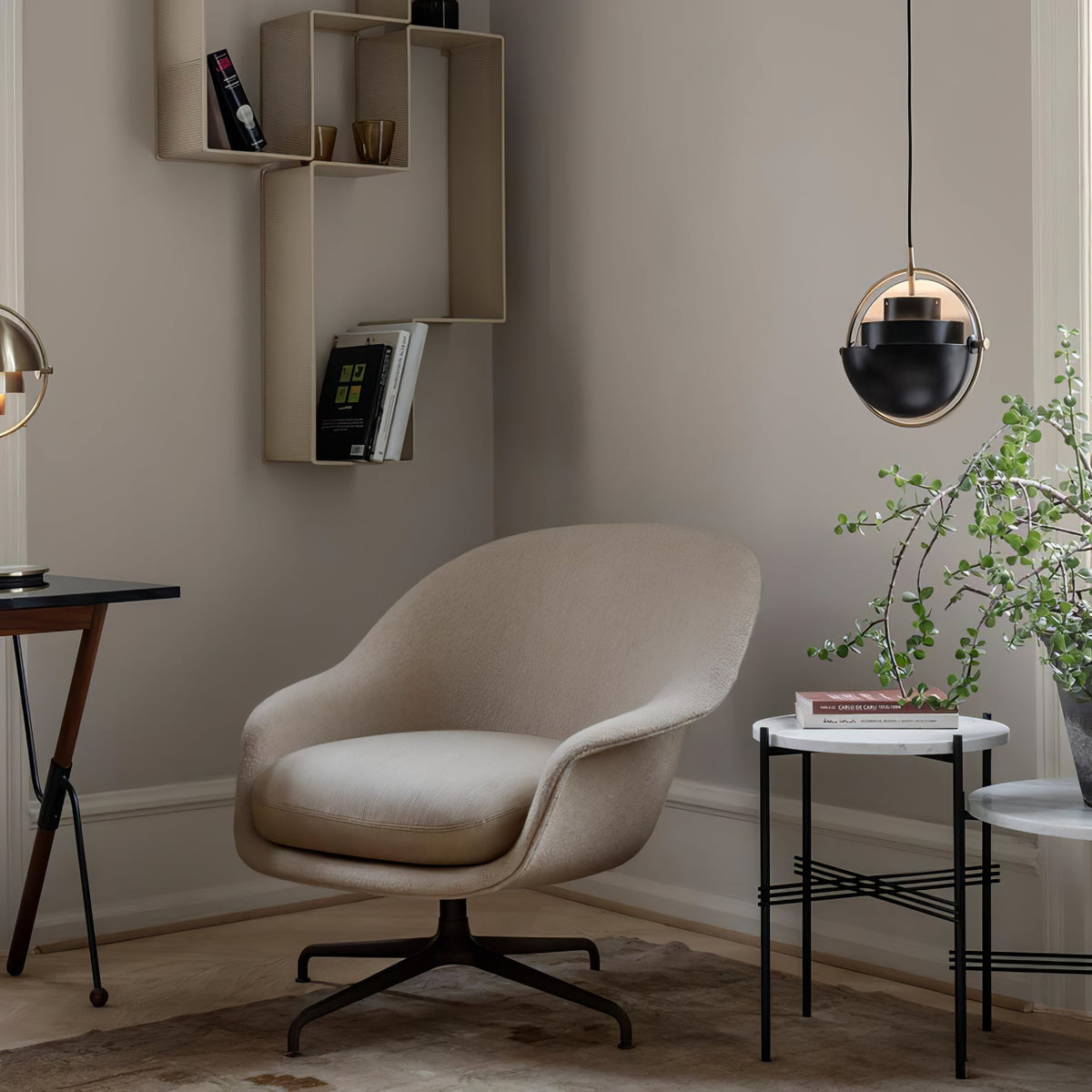 Miruaine hanglamp Deformed Ball Goud