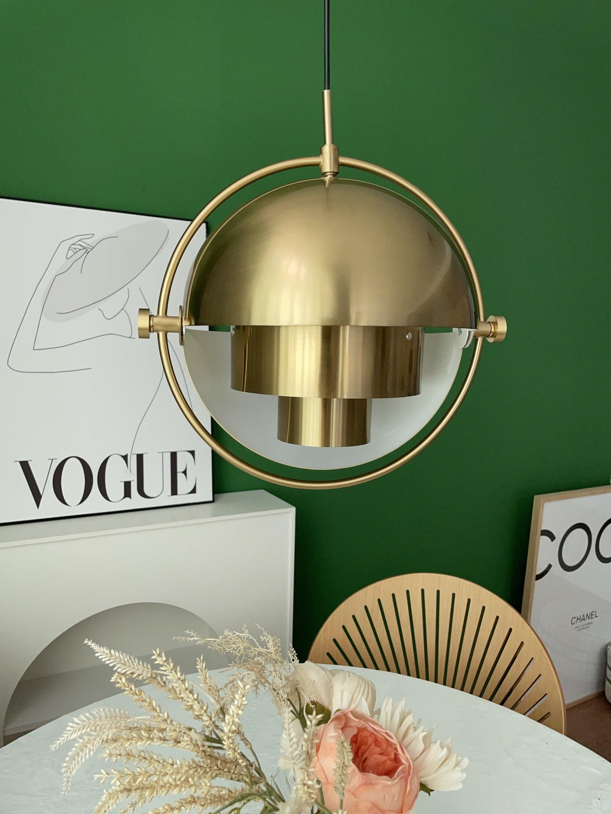 Miruaine hanglamp Deformed Ball Goud