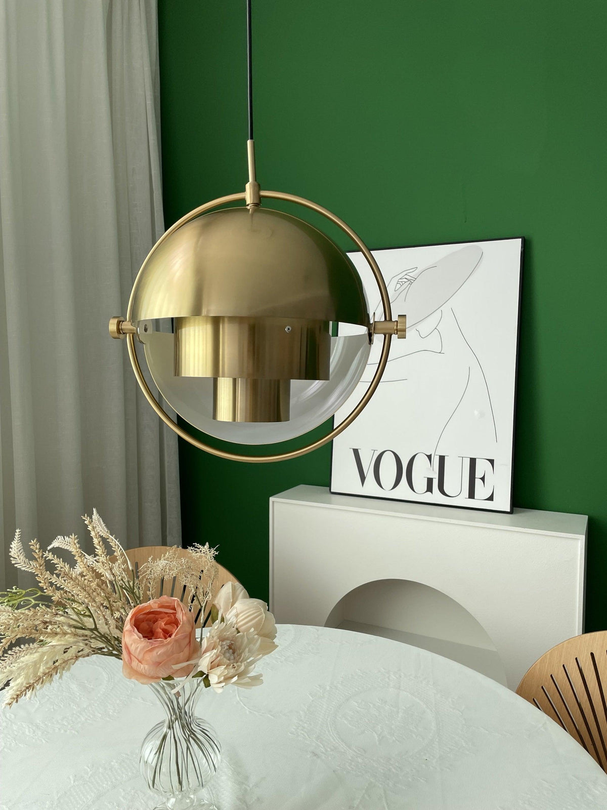 Miruaine hanglamp Deformed Ball Goud