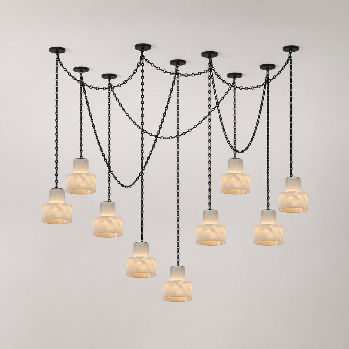 Leocadie Multi-Tier Ketting Drum hanglamp