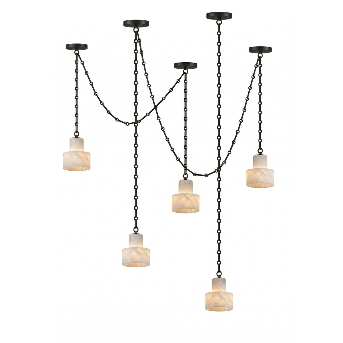 Leocadie Multi-Tier Ketting Drum hanglamp