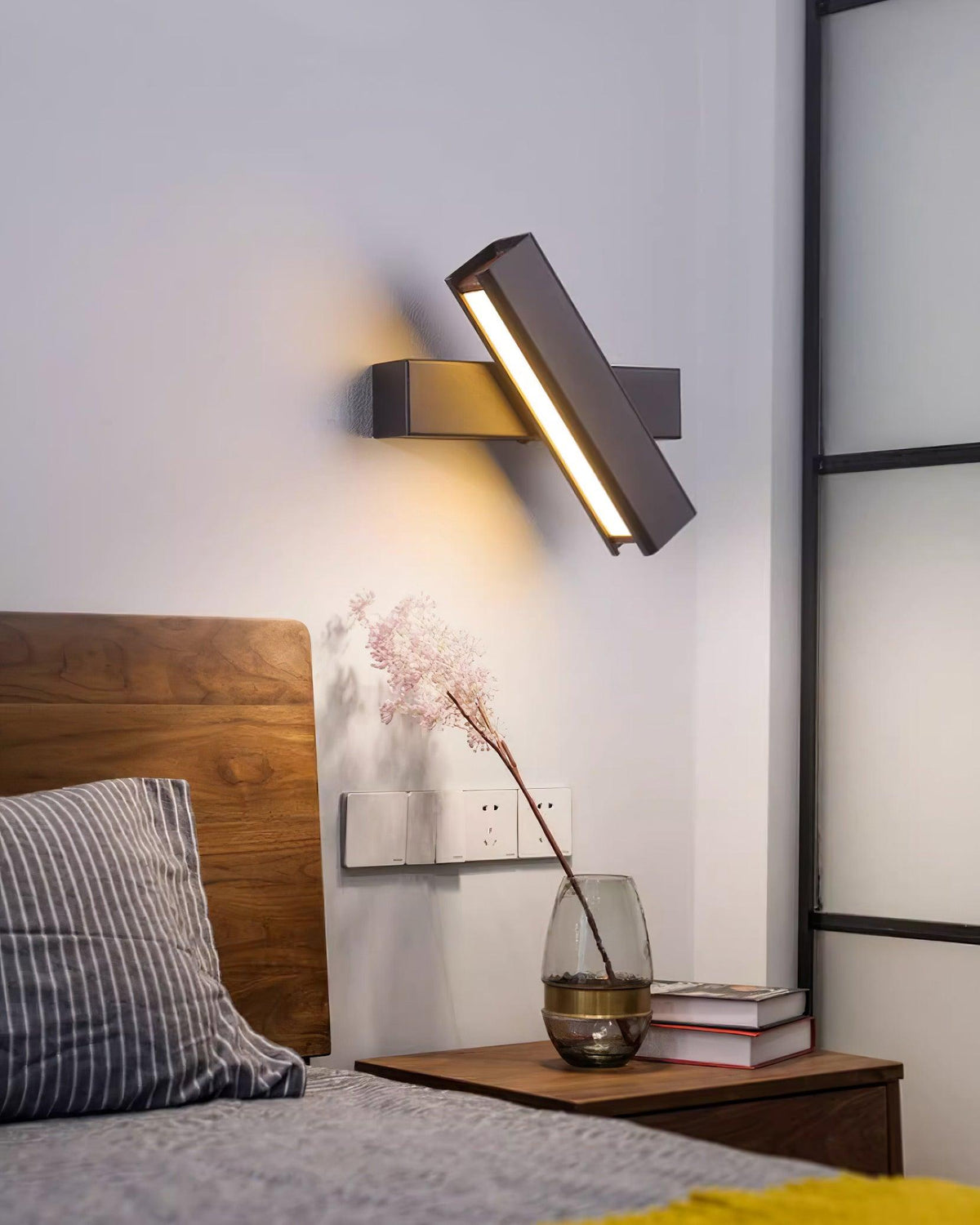 Regelbare aluminium wandlamp voor slaapkamer en woonkamer