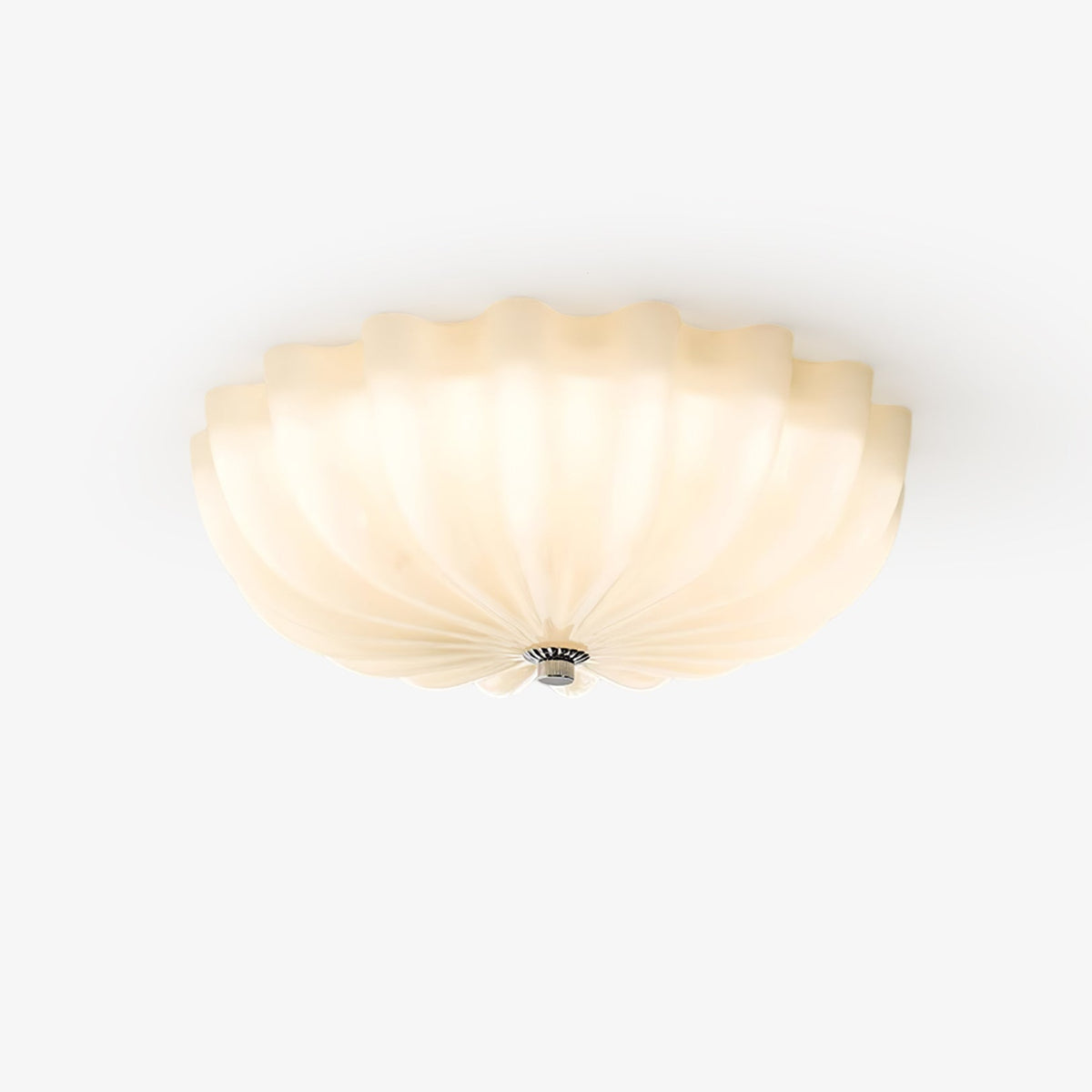Urelis plafondlamp Murano-glas geblazen schelpvorm