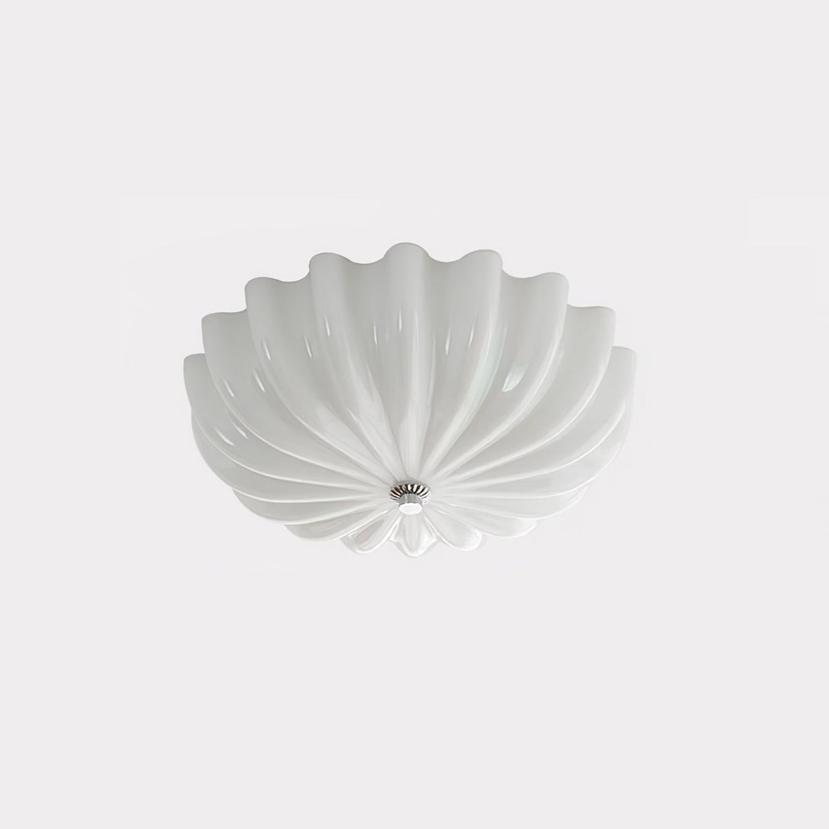 Urelis plafondlamp Murano-glas geblazen schelpvorm