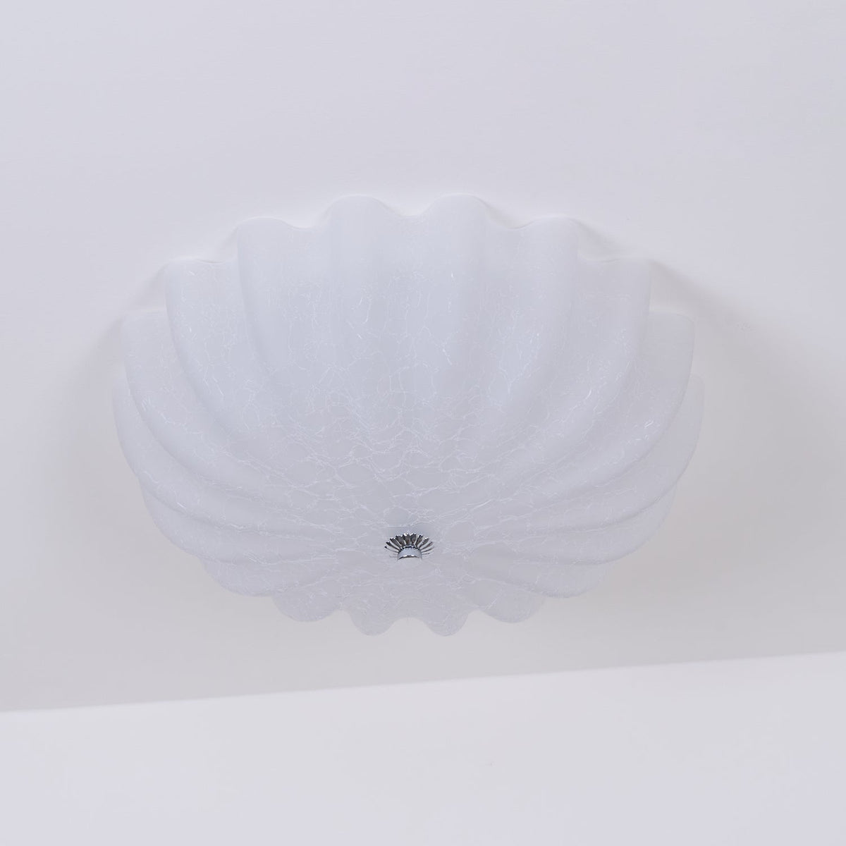 Urelis plafondlamp Murano-glas geblazen schelpvorm