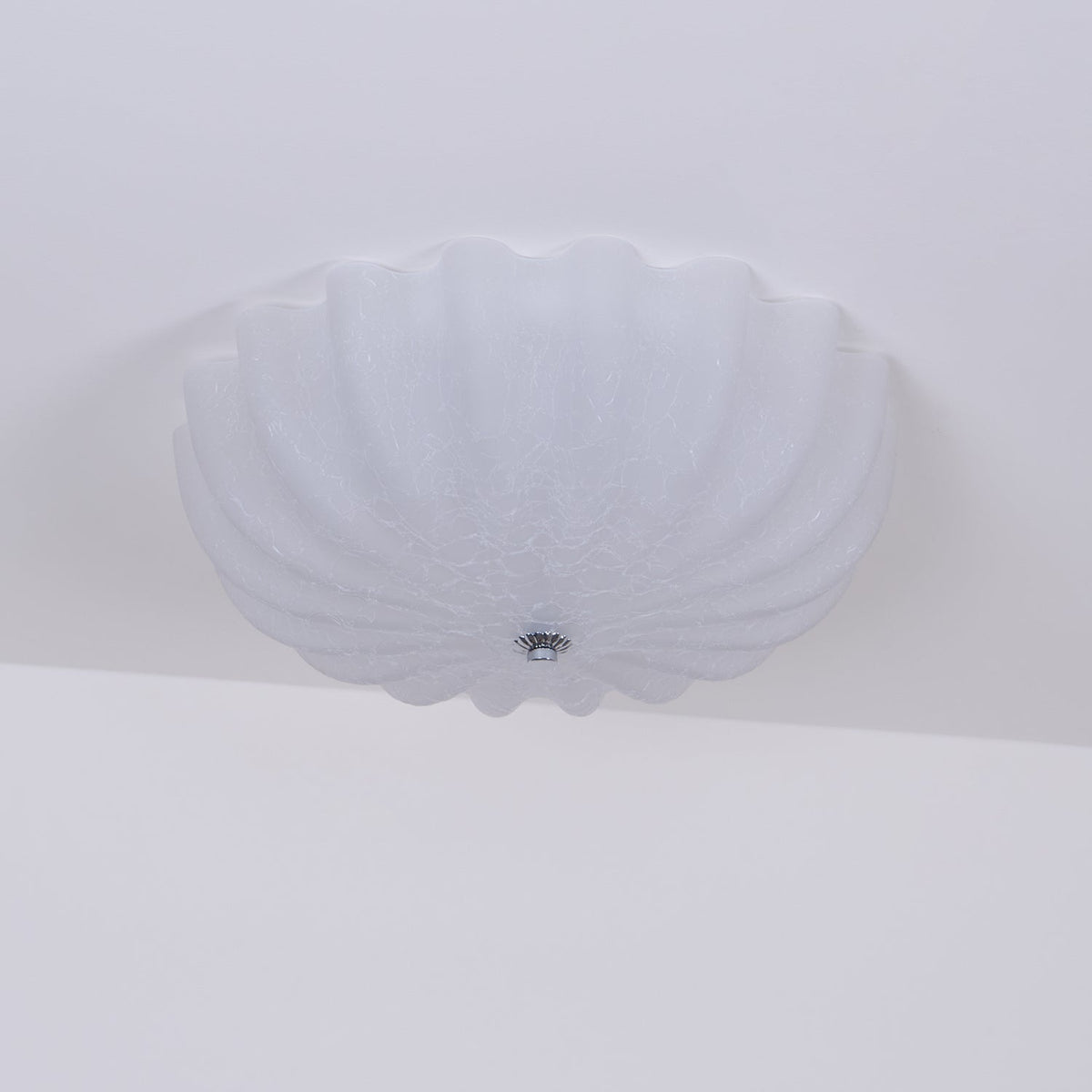 Urelis plafondlamp Murano-glas geblazen schelpvorm