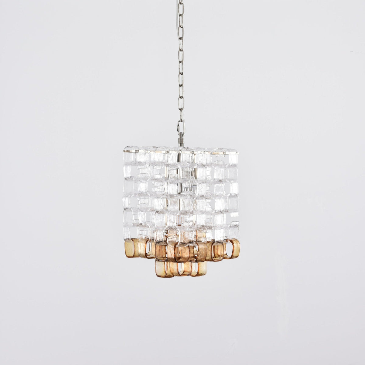 Orielis Kroonluchter Murano-glas Interlockende geometrische vorm