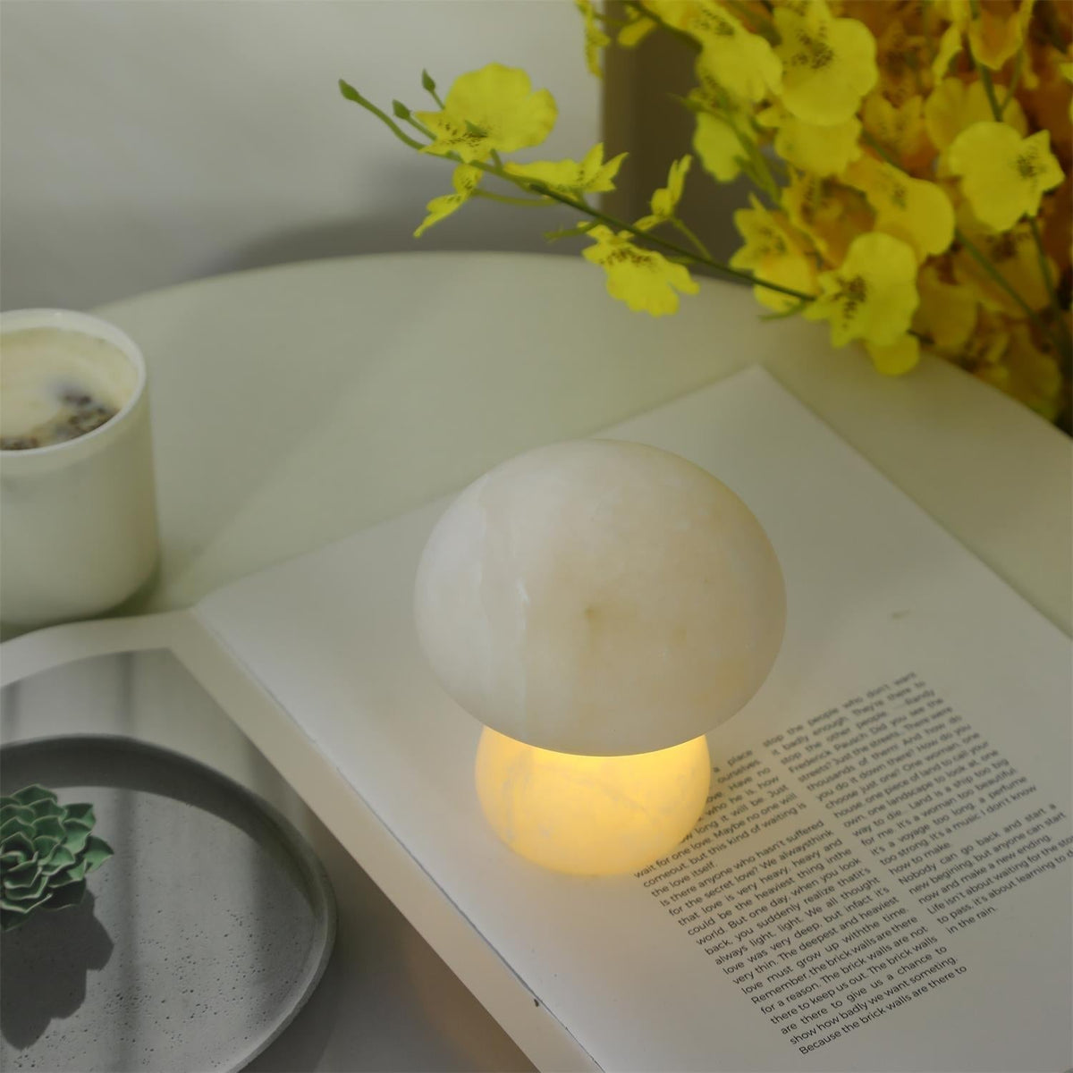 Fungi tafellamp (met ingebouwde batterij)