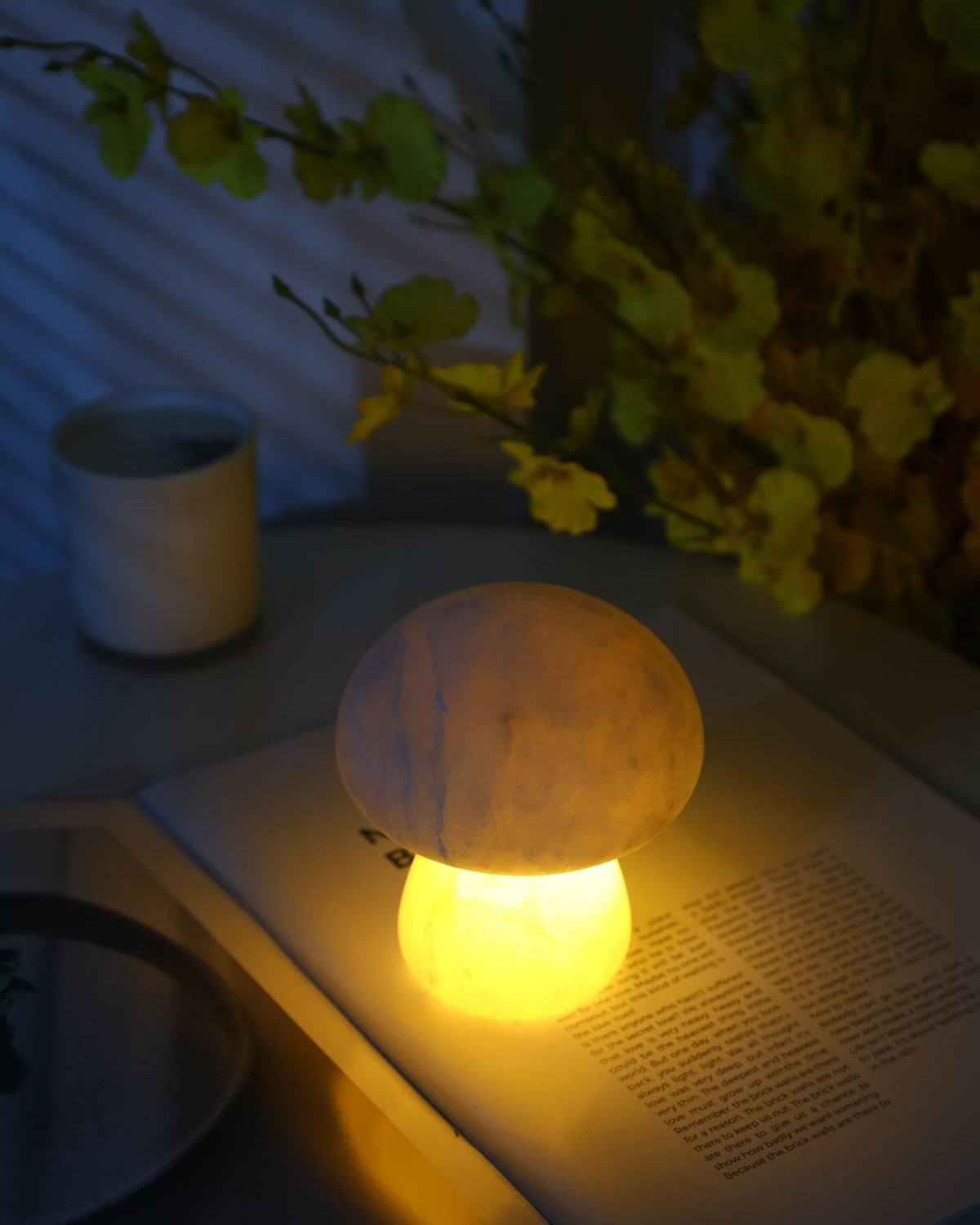 Fungi tafellamp (met ingebouwde batterij)