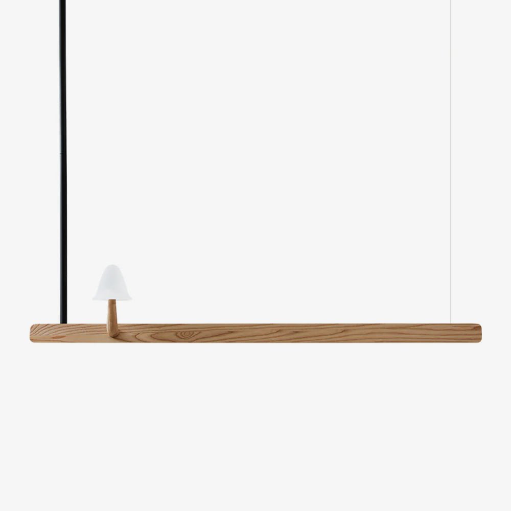 Aldalira Kroonluchter Paddenstoel Hout Minimalistisch Modern