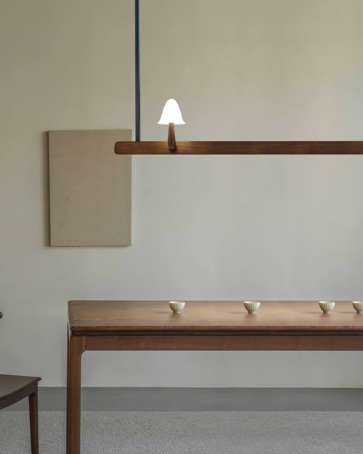 Aldalira Kroonluchter Paddenstoel Hout Minimalistisch Modern