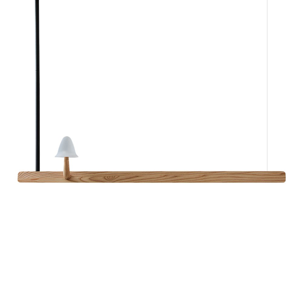 Aldalira Kroonluchter Paddenstoel Hout Minimalistisch Modern