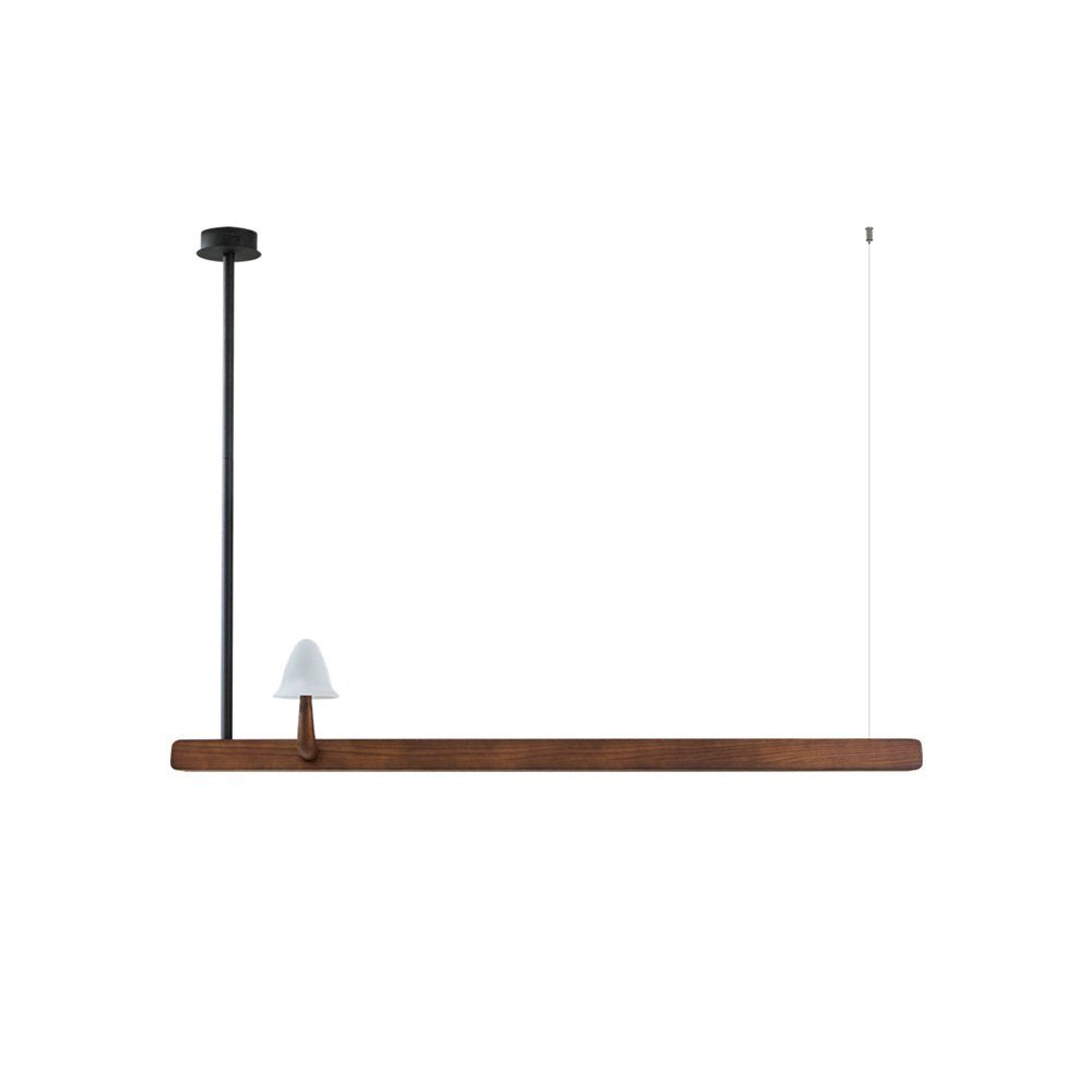Aldalira Kroonluchter Paddenstoel Hout Minimalistisch Modern