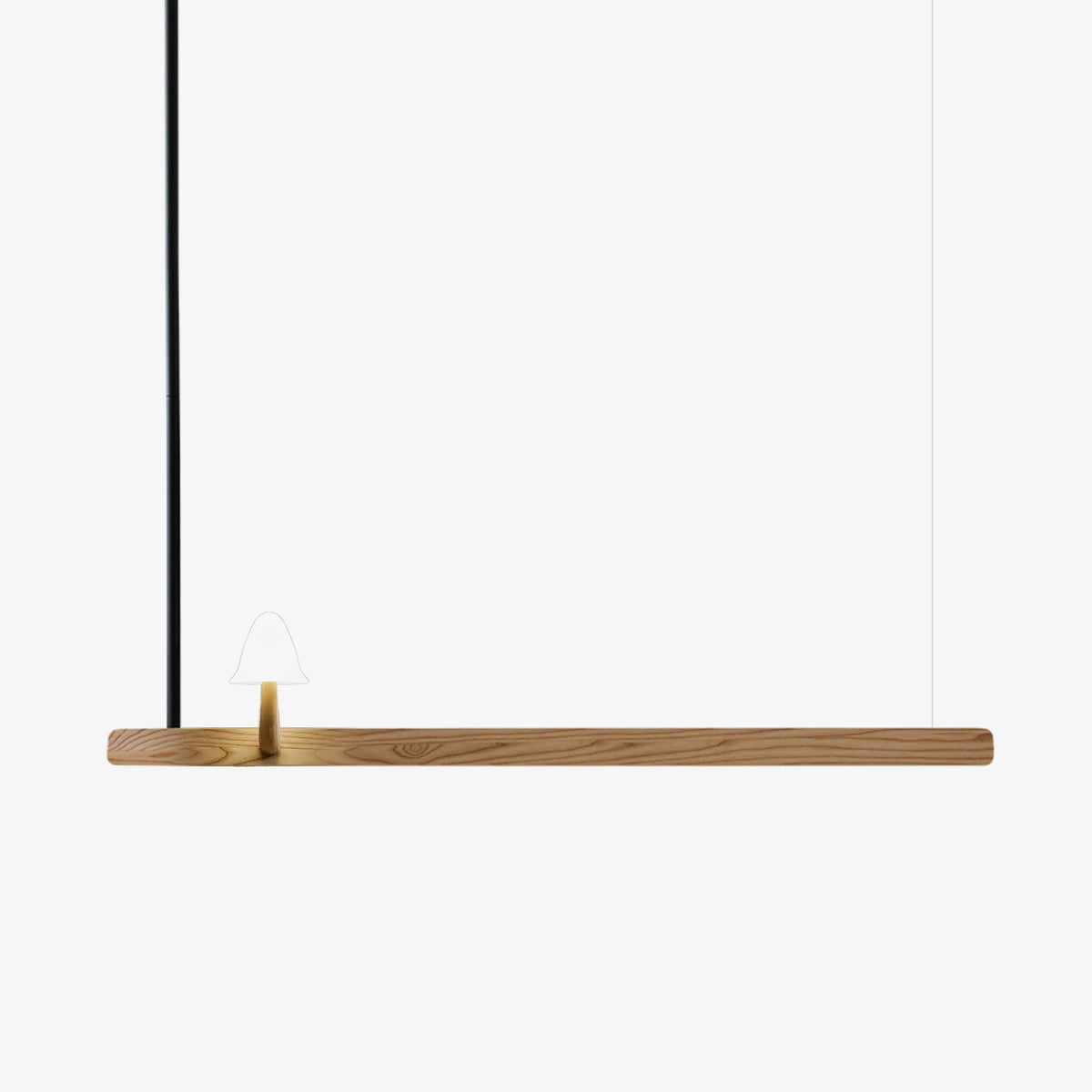 Aldalira Kroonluchter Paddenstoel Hout Minimalistisch Modern