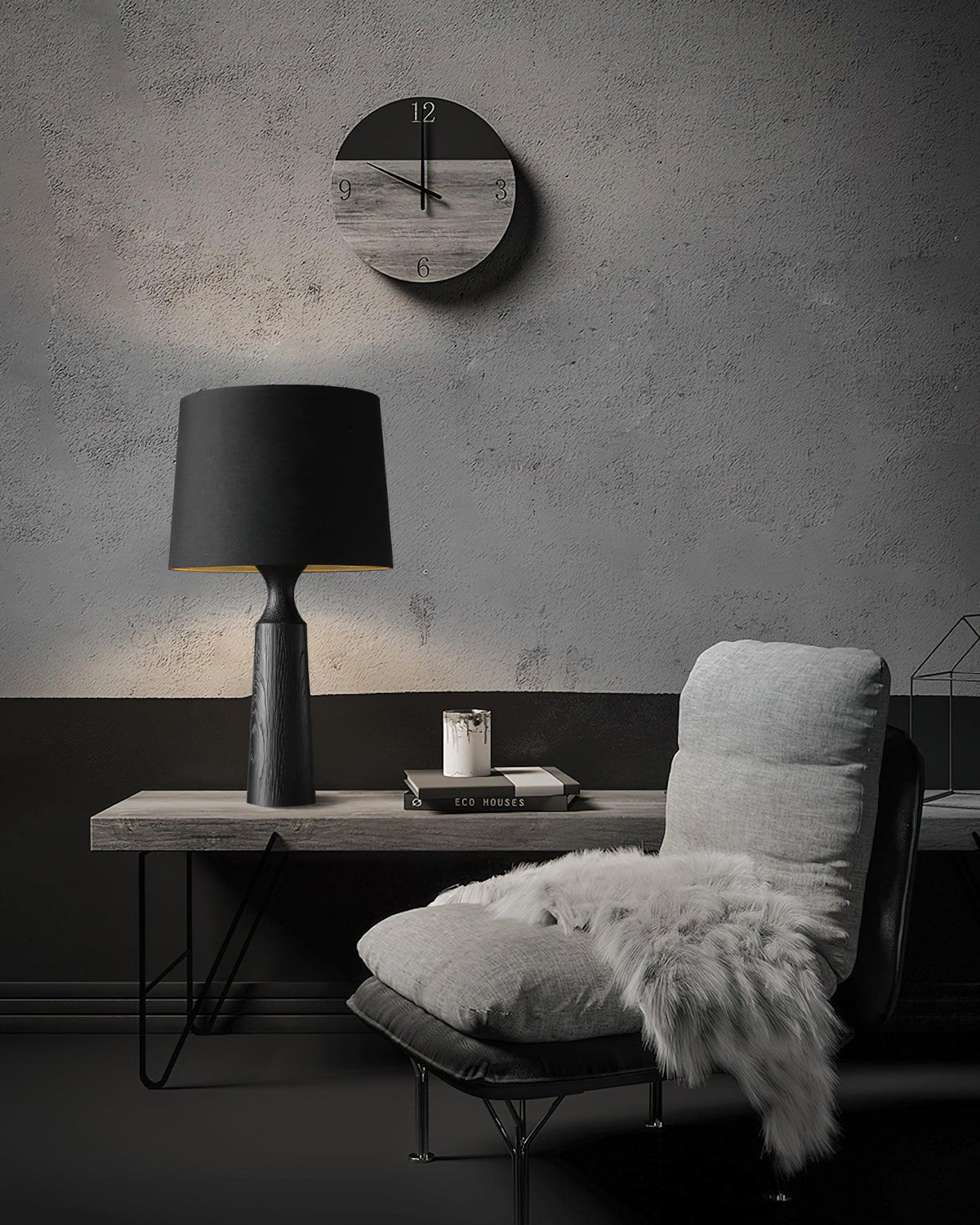 Harry moderne tafellamp van hout