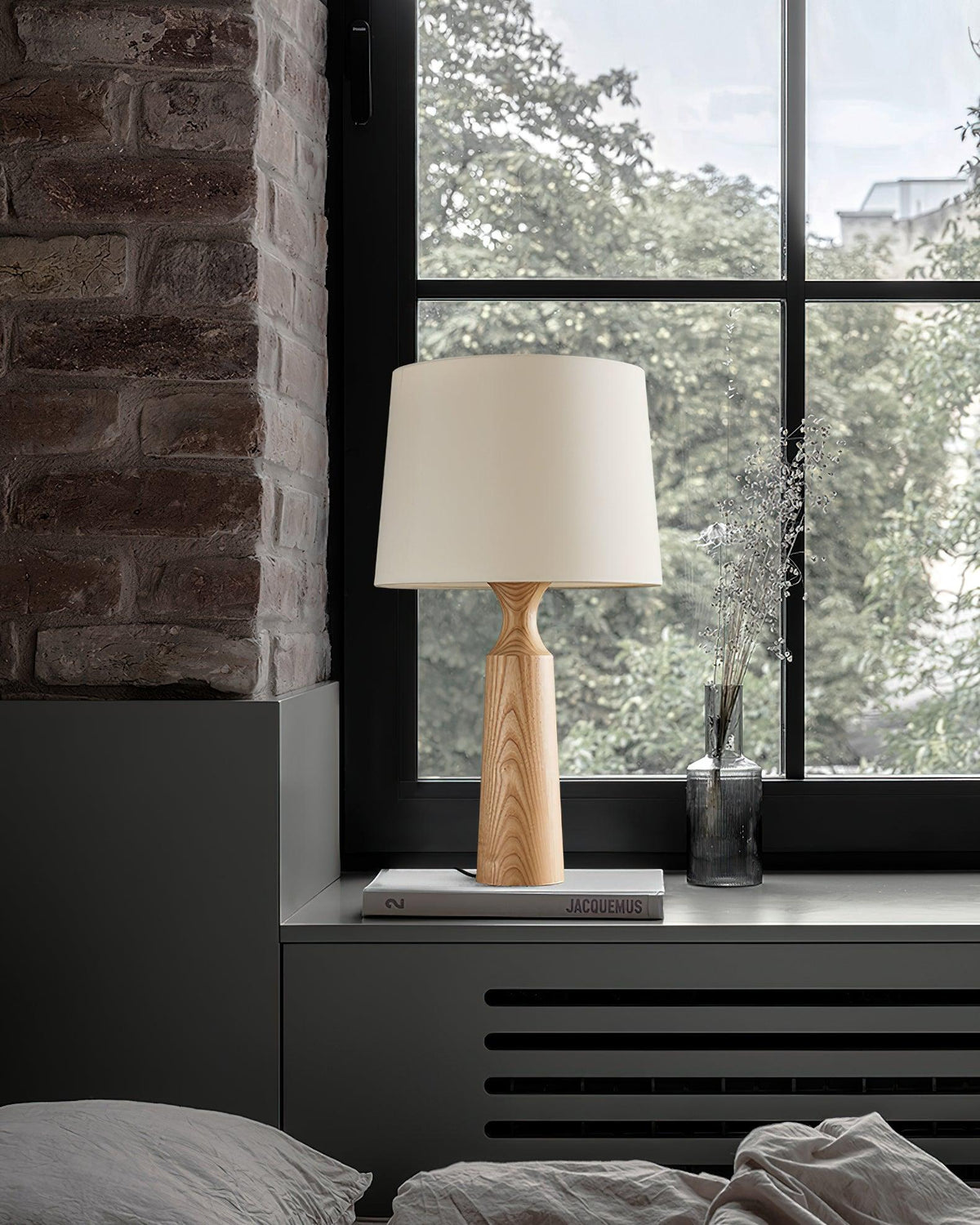 Harry moderne tafellamp van hout