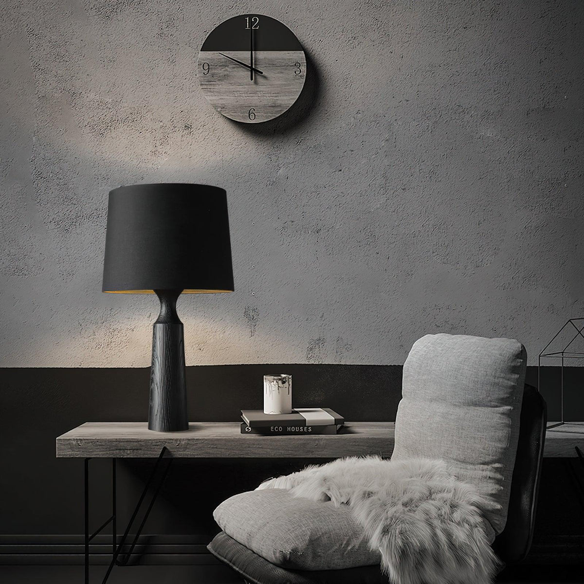 Harry moderne tafellamp van hout