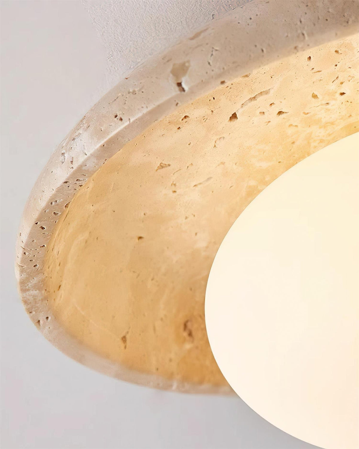Mexo travertin plafondlamp