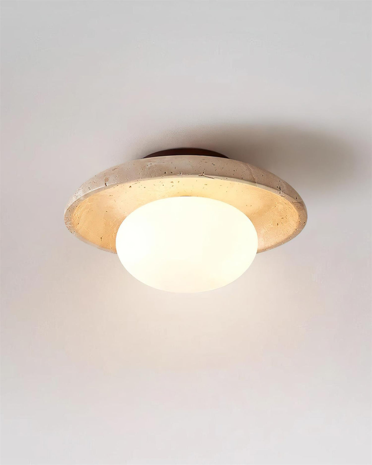 Mexo travertin plafondlamp