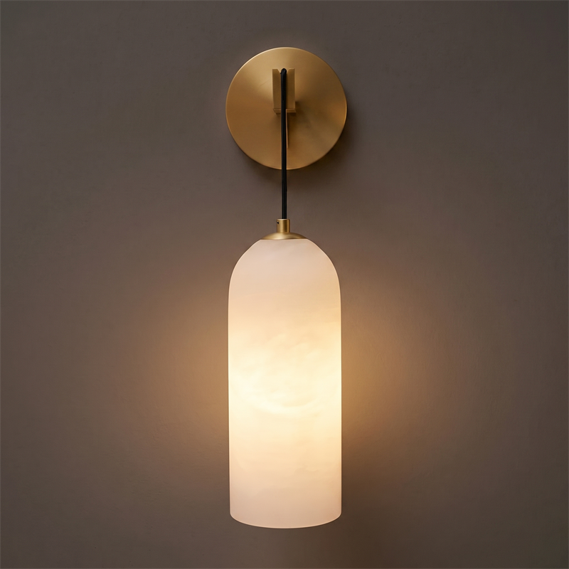 Alboette wandlamp van Spaans albast