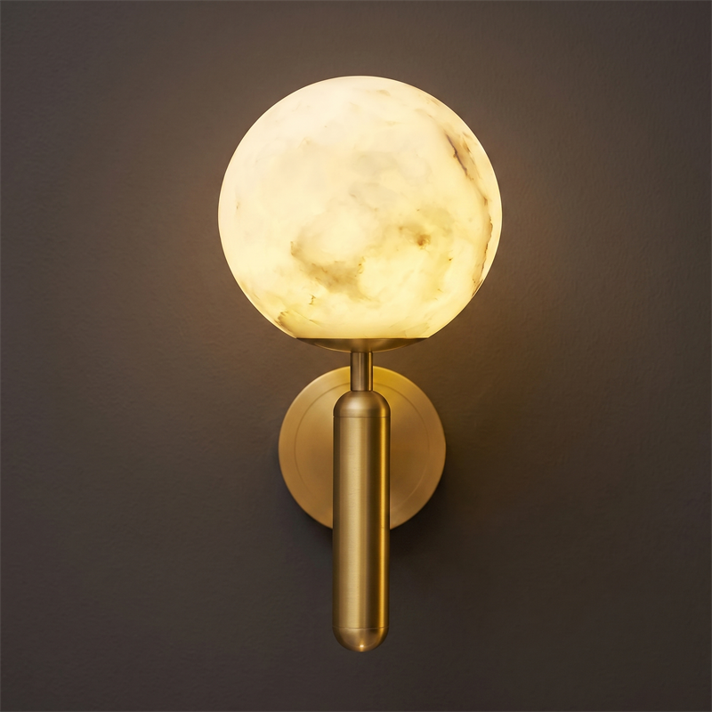 Alboette wandlamp van Spaans albast